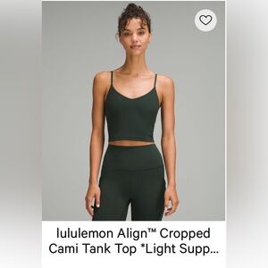 Lululemon Legacy Green Align Cami Tank 12